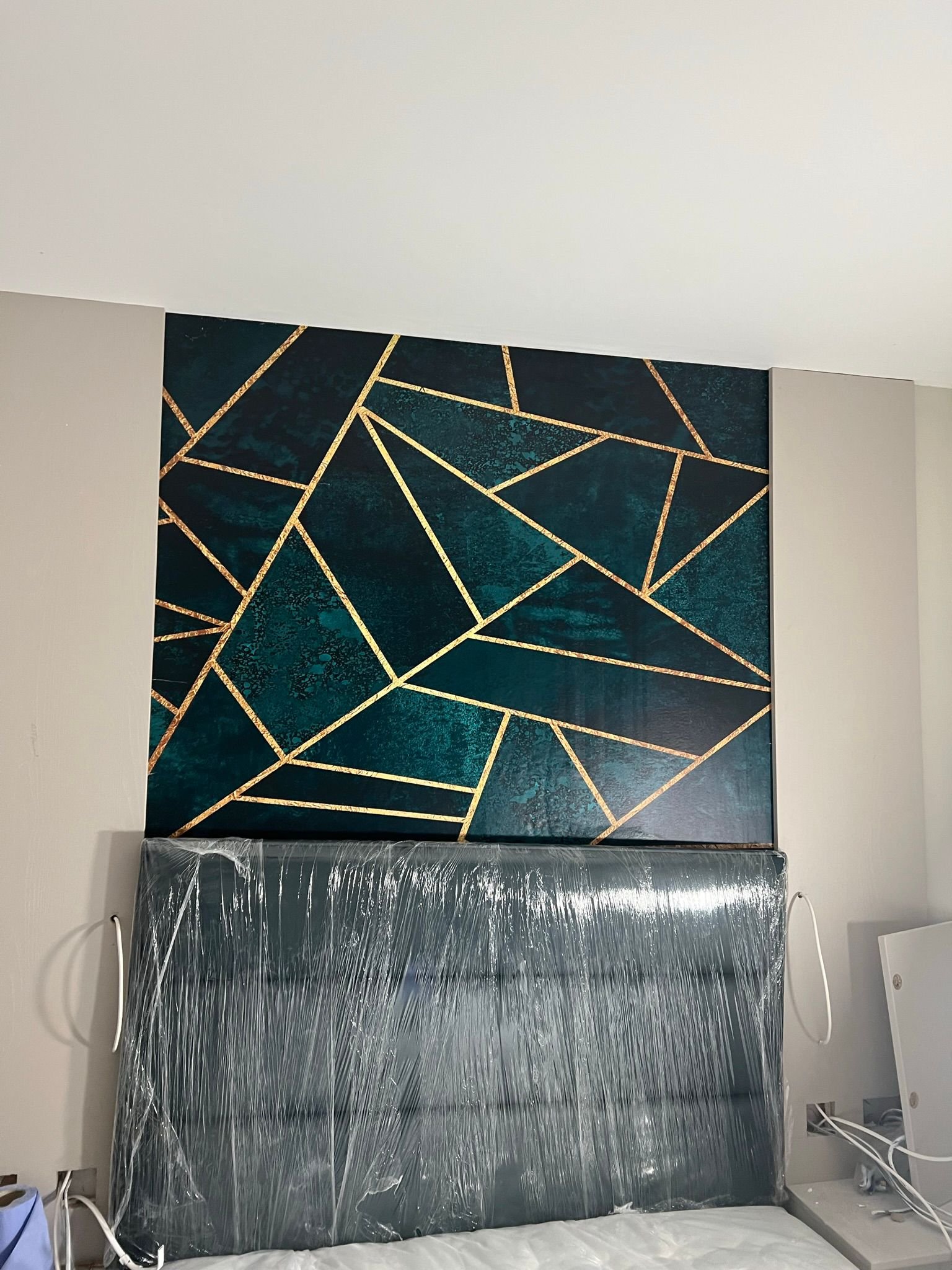 Bedroom feature wall