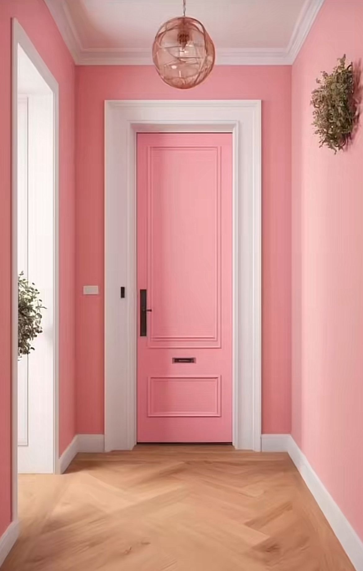 Feature door painting London