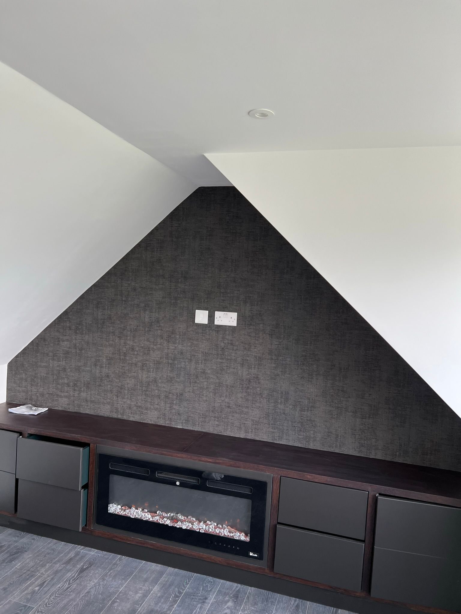 Fireplace wood and decorative finish London