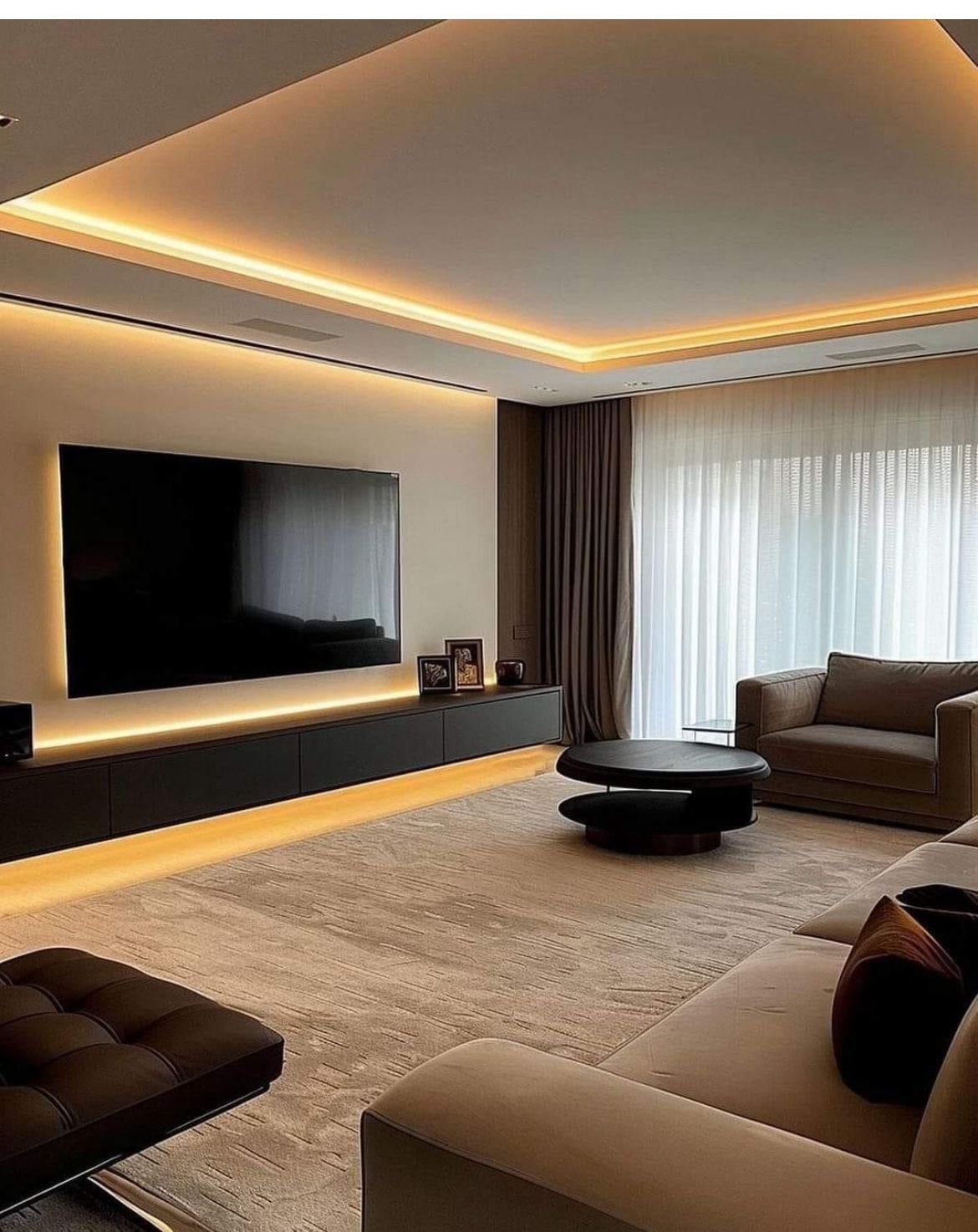Media wall lighting London